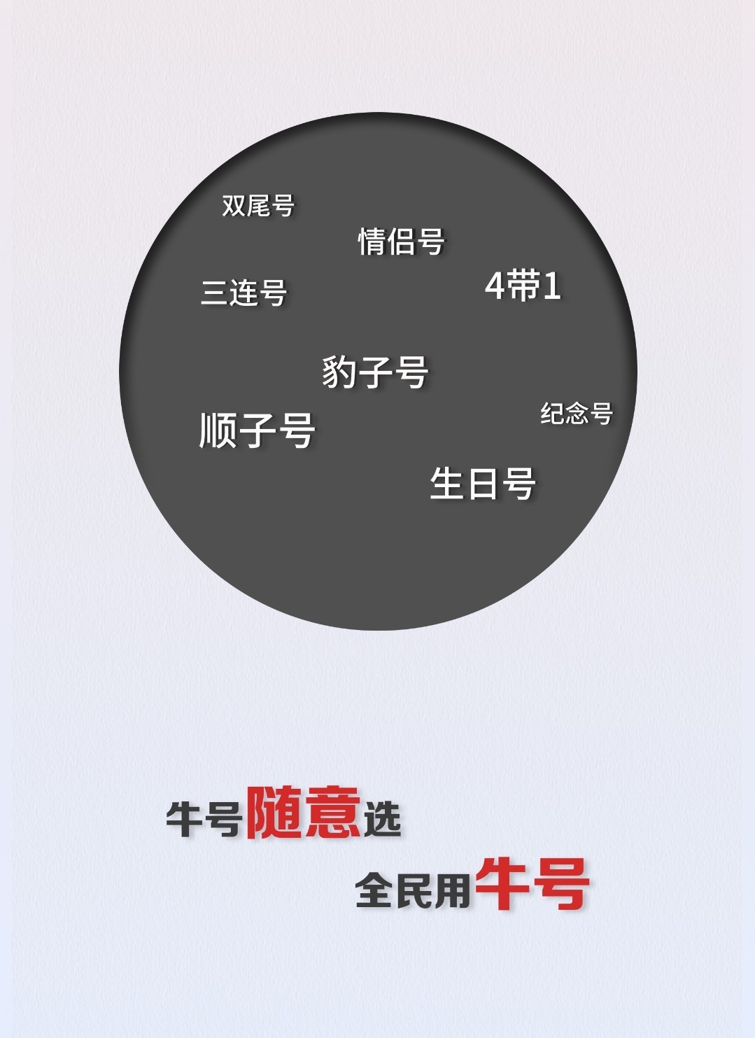 向天价“靓号”说不!“三无”牛号更牛,人人买得起